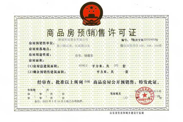 儒辰辰悅項目預售許可證查詢與信息技術咨詢服務